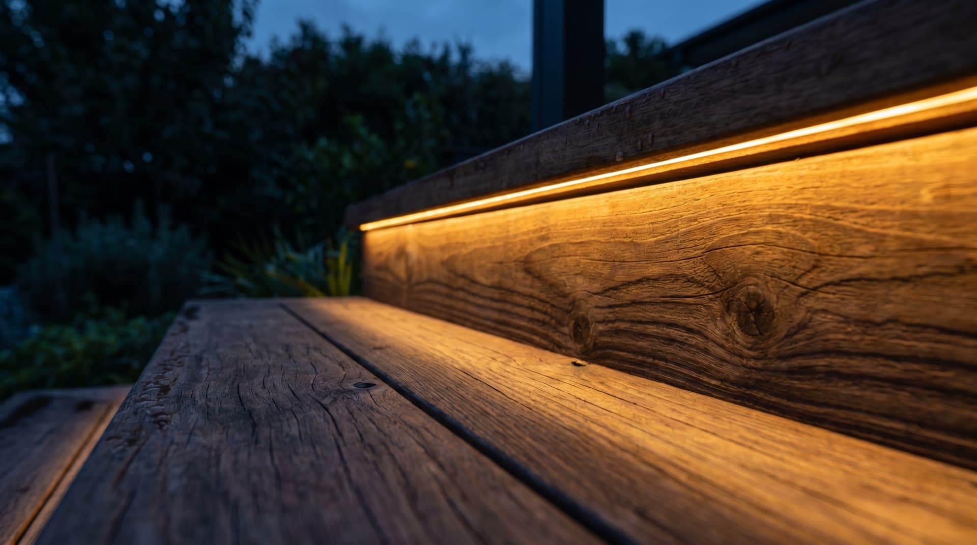 Integrated warm deck lighting
